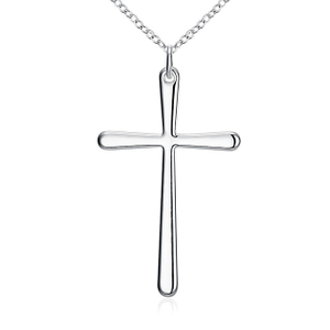 Fashion Jewelry Symbol Light Copper Cross Christian Pendant 