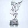 Exquisite Acrylic Transparent Cool Eagle Christian Desktop Decor 