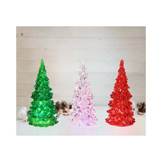 Candy Color Christmas Tree Table Christian LED Light