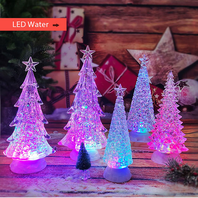 Decorations For Christmas Colourful Tree Christian LED Light 