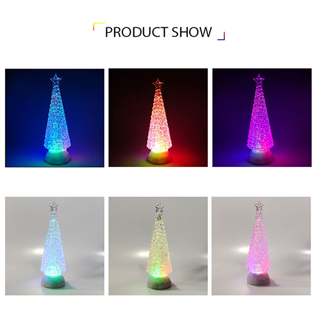 Religious Christmas Decorations Star Tree Christian LED Light 