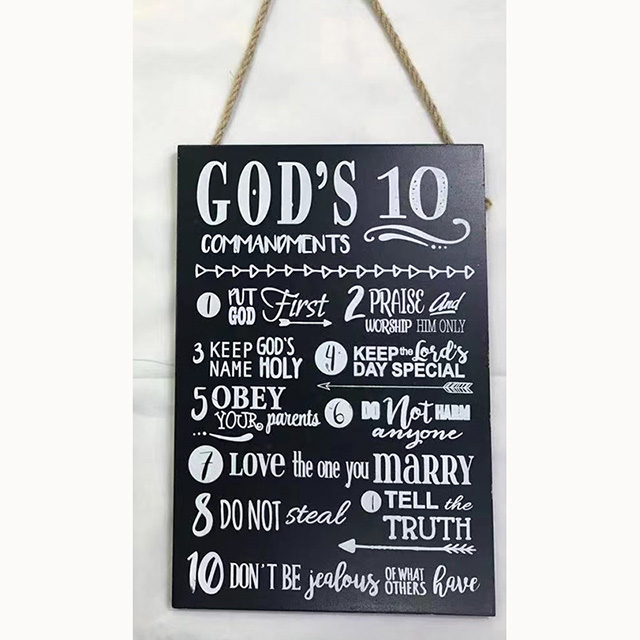 Customizable Text Home Chalkboard Hanging Decorative Christian Gifts