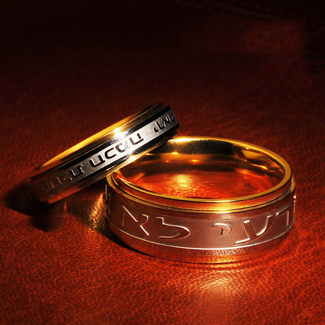 Wedding Gift Symbolic Promise Christian Ring For Couples