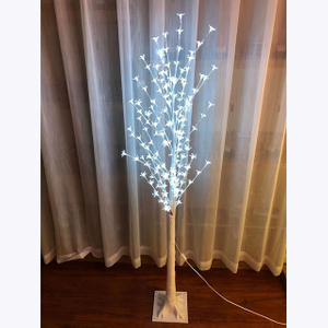 Creative Simulation Peach Blossom White Light Tree Lamp