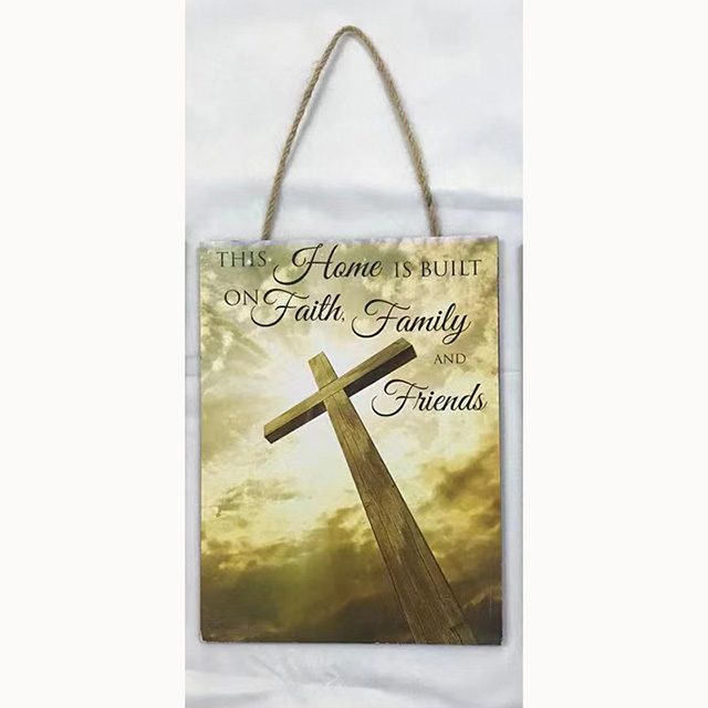 Best Faith Gift Christian Cross Square Hang Decoration 