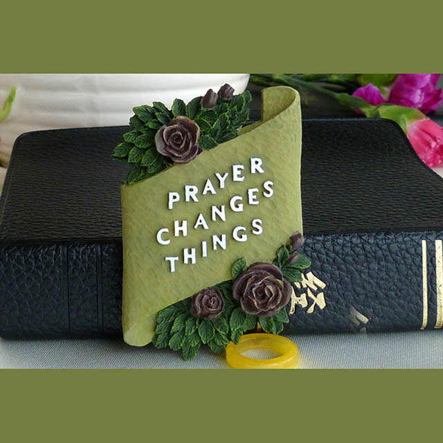 Religion Prayer Changes Things Resin Decoration Fridge Magnet 