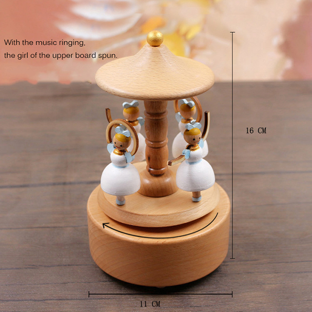 Craft Decoration Beautiful Ballerina Girl Christian Music Box