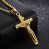 Fashion Men's Coolest Steel Jewelry Charm Christian Necklace