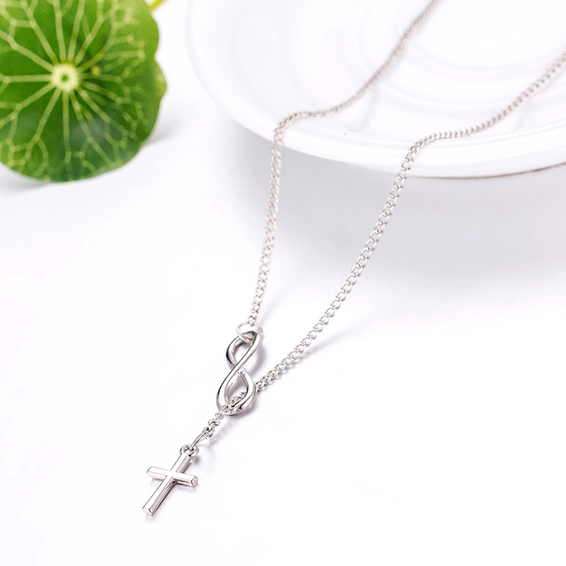 Excellent Charm Positive Cross Christian Necklace For Girls
