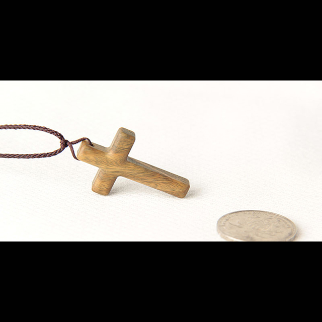 Charm Jewelry Factory Wholesale Excellent Wood Christian Necklace