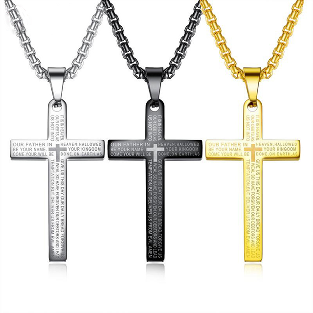 Make a bold statement of your faith by wearing the Cross Necklace